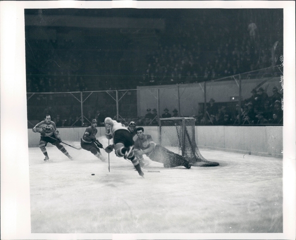 Ice Hockey Photo 1938 New York Americans vs Detroit Red Wings