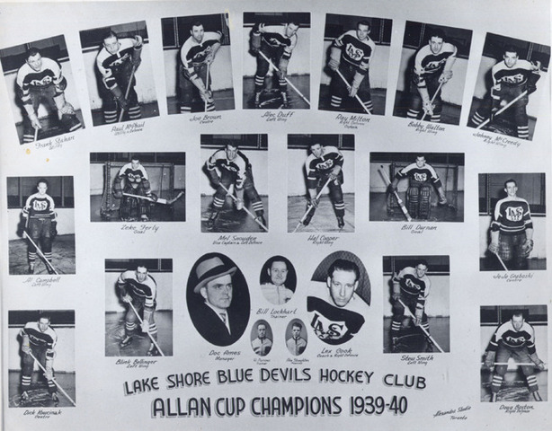 Lake Shore Blue Devils Hockey Club   1940 Allan Cup Champions