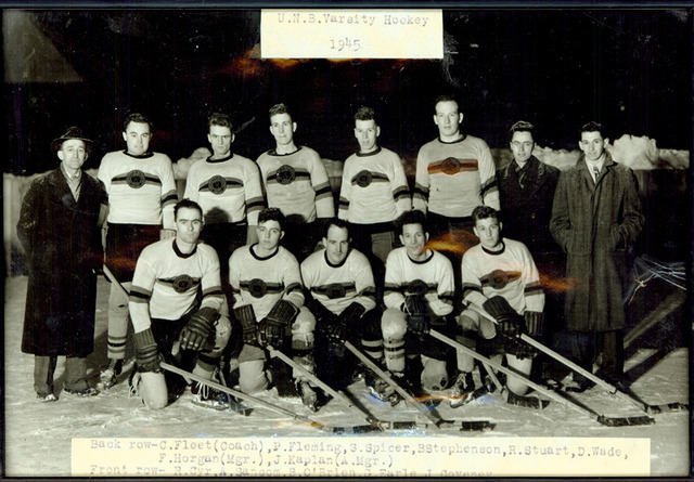 University of New Brunswick Ice Hockey Photo 1945 