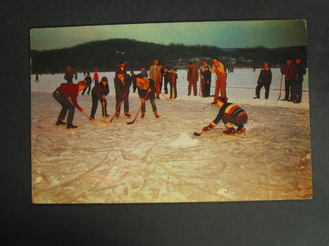 Ice Hockey Photo 1960s  Pond Hockey