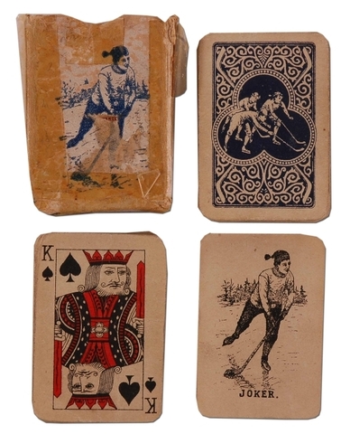 Ice Hockey Playing Cards 1 Early 1900s