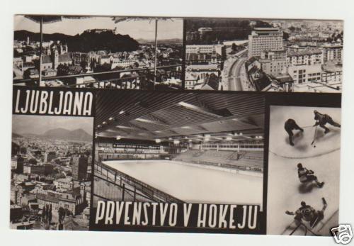 Hockey Postcard 1966