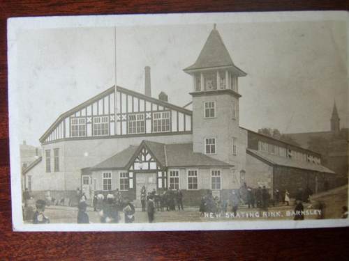 Hockey Postcard Arenas 1909
