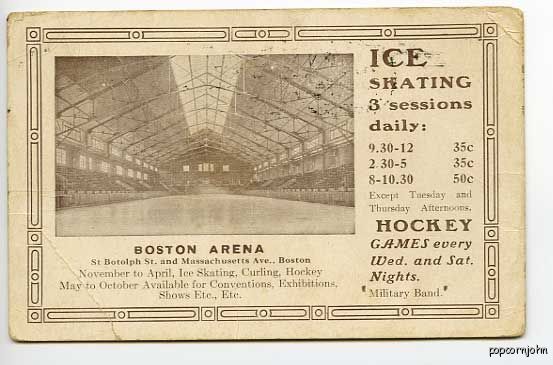 Boston Arena - 1916 - Postcard