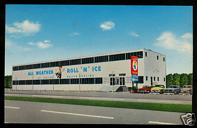 Hockey Postcard Arenas 1961
