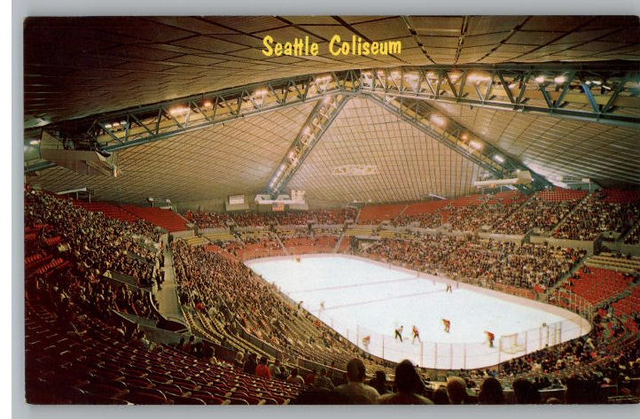 Hockey Postcard Arenas 33 Seattle Totems