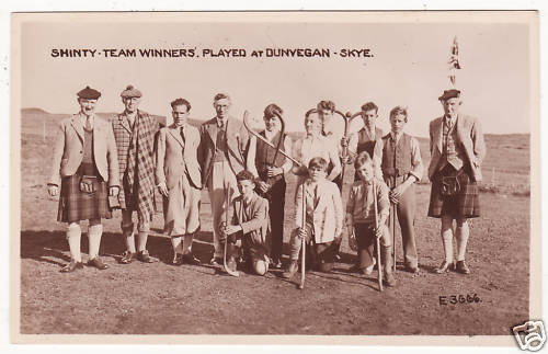  Shinty - Team Winners - Dunvegan, Skye - 1940s