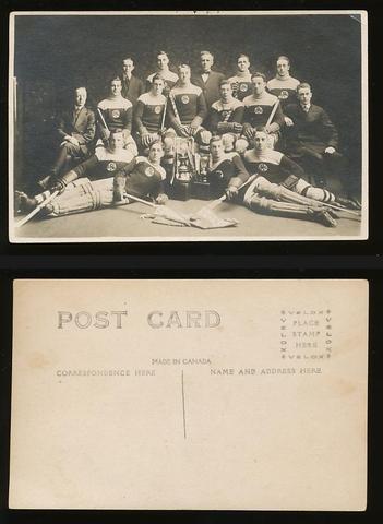 Hockey Postcard Sttrick S Team