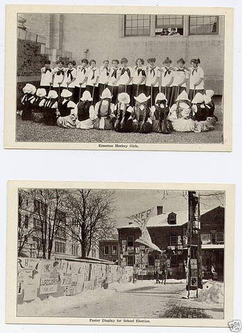 Erasmus Hockey Girls Postcard 1912 