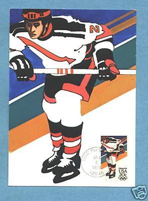 Hockey Postcard 1984