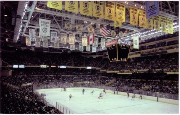 Hockey Postcard Boston Garden 1986