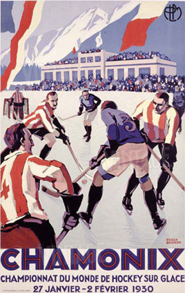 Hockey Poster 1930