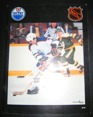 Hockey Program Oct 14 79 Gretzky 1st Nhl Goal