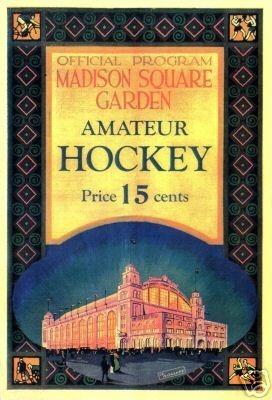 Madison Square Garden Hockey Program 1928