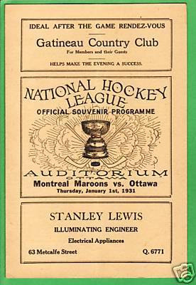Hockey Program 1931 2