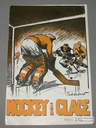 Hockey Program 1934 France