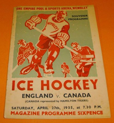 Hockey Program 1935