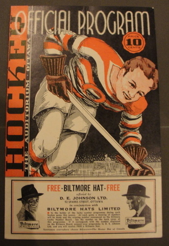 Hockey Program 1937 1 X