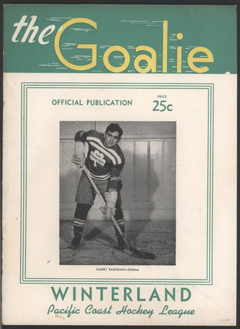 Pacific Coast Hockey League Program 1947 