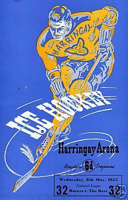 Harringay Arena Ice Hockey Program 1953 