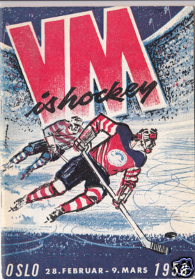 Ice Hockey Program 1958 Oslo