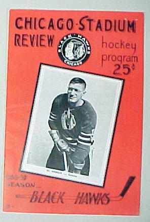 Ice Hockey Program 1959 Al Arbour