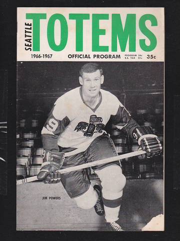 Hockey Program 1966 1 X