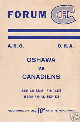 Hockey Program 1966 Bobby Orr