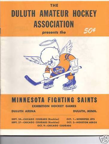 Hockey Program 1972 Oct 1 First Game 1