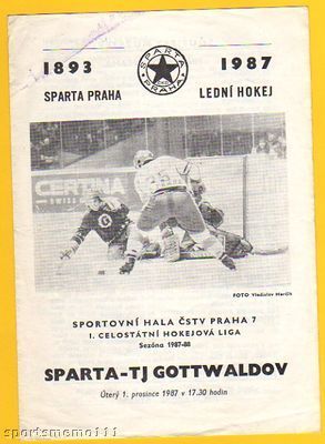 Hockey Program 1987 Russia