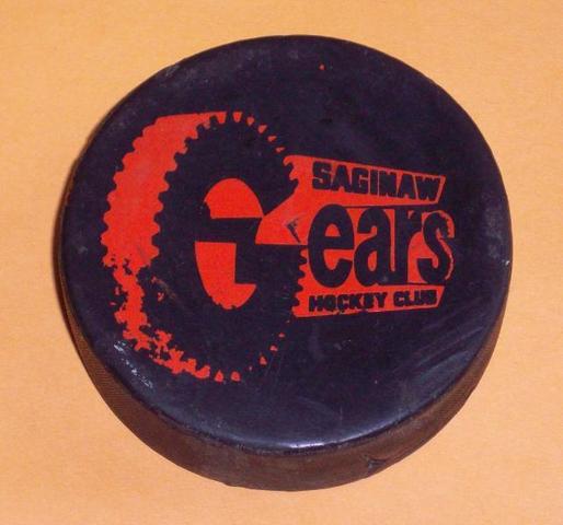 Saginaw Gears Hockey Club Hockey Puck