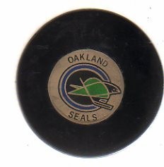 Oakland Seals Hockey Puck