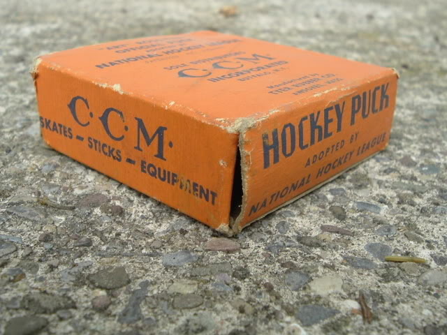 Hockey Puck Box 1940s