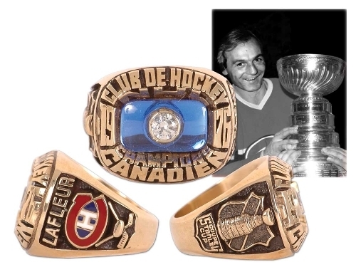 Guy Lafleur Hockey Ring 1976 Stanley Cup