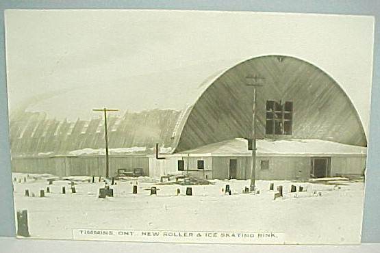Arena/Rink in Timmins, Ontario 1920 for Roller and Ice Hockey
