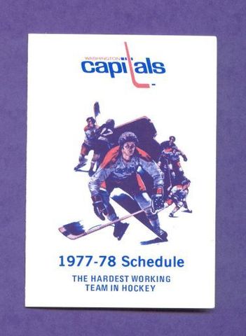 Hockey Schedule 1977 3