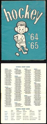 Hockey Schedule 1964
