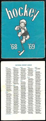 Hockey Schedule 1968