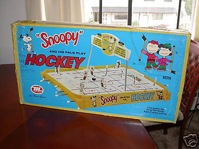 Table Top Hockey Game  Snoopy