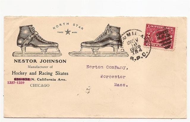 Hockey Stamp 1909 Nestor Johnson
