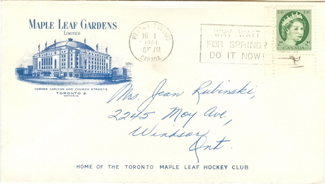 Hockey Stamp Fdc 1961 3