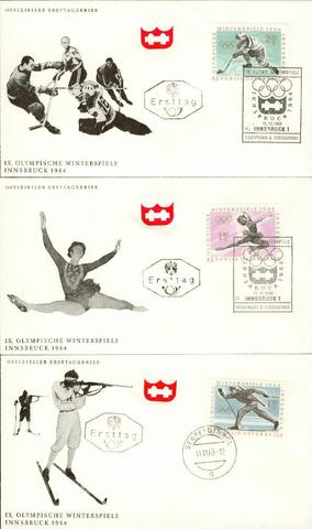 Hockey Stamp Fdc 1964