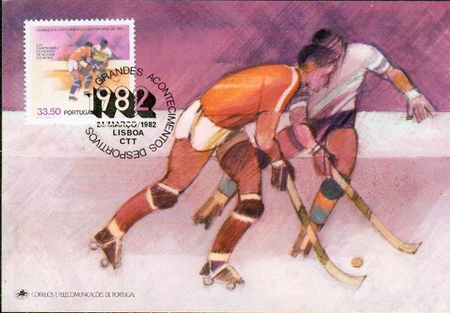 Hockey Stamp Fdc 1982