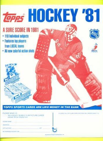 Hockey Ad 1981
