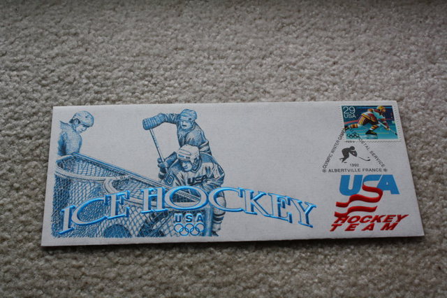 Hockey Stamp Fdc 1992 X