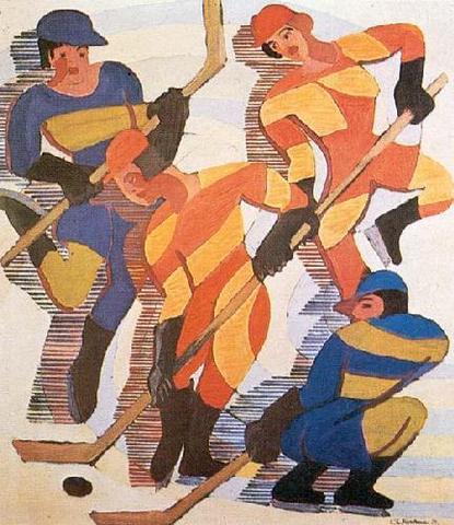 Hockey Art 1937 Ernst Ludwig Kirchner