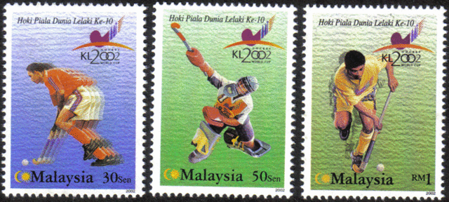 Hockey Stamp World Cup Field Hockey 2002 B
