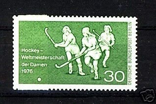 Hockey Stamp Field Hockey 1970 Wlin