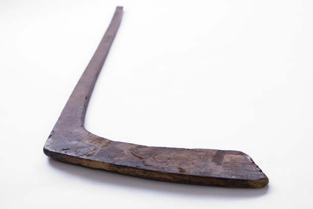 Mi'kmaq Hockey Stick - Oldest Known - 1" Yellow Birch -e