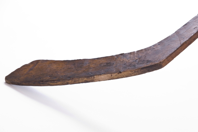 Mi'kmaq Hockey Stick - Oldest Known - 1" Yellow Birch -c
